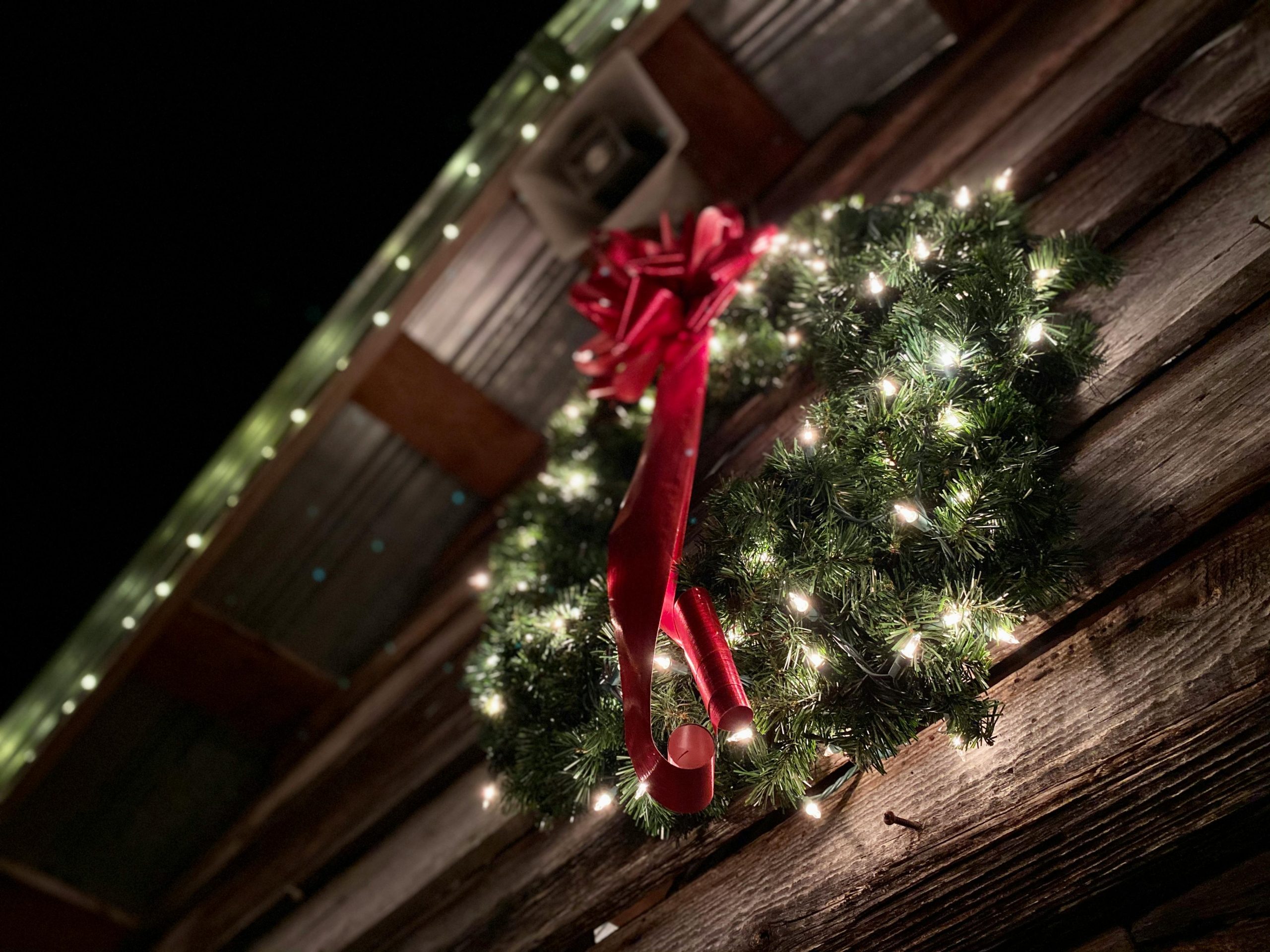 Rancho-Cordova-wreath-lights this image shows wreath lights in Rancho Cordova, CA